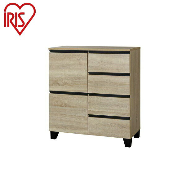 アイリスオーヤマ リビングキャビネット RCB-790 ライトナチュラル リビングキャビネット IRIS OYAMA(代引不可)