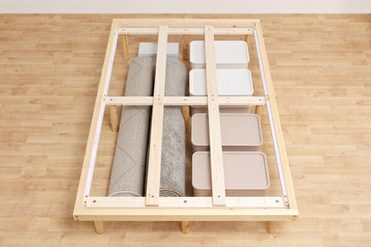 アイリスオーヤマ 高耐荷重すのこベッド 耐荷重350kg 頑丈 セミダブル ベッドフレーム フレームのみ HWB-SD IRIS OYAMA(代引不可)