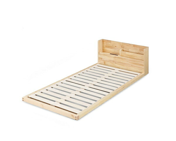 アイリスオーヤマ 棚付き 高耐荷重すのこベッド 耐荷重350kg 頑丈 シングル 宮棚付き ベッドフレーム フレームのみ HWBM-S IRIS OYAMA(代引不可)