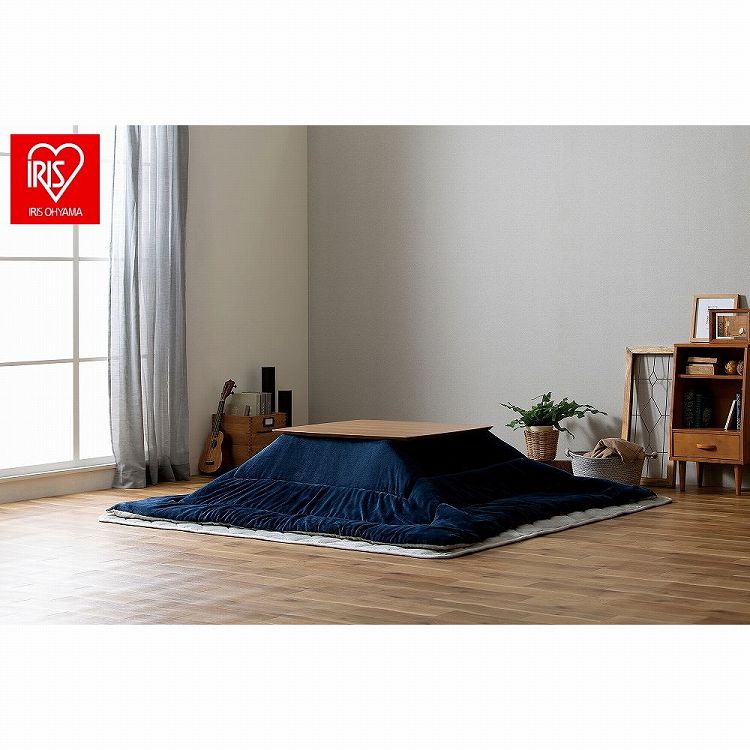 アイリスオーヤマ こたつ掛布団 KKBA-1919 ネイビー/グレー IRIS OHYAMA(代引不可)