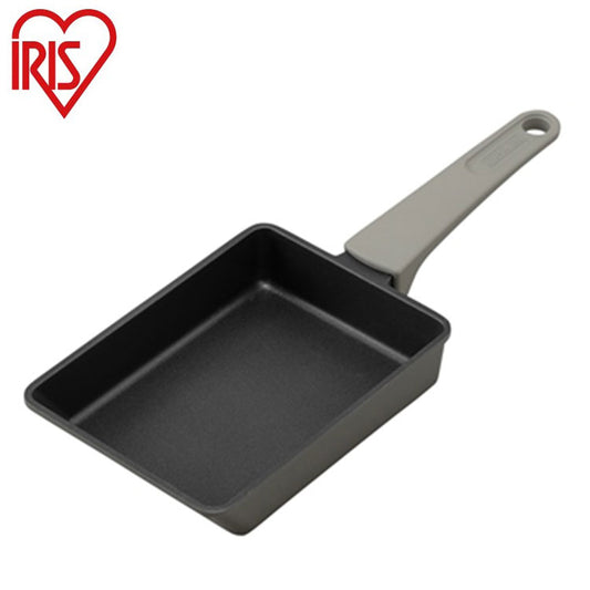 アイリスオーヤマ 取っ手一体型エッグパン ガス 玉子焼き 卵焼き 取っ手付き フライパン DCEG-G IRIS OYAMA キッチン 調理用品 キッチンツール(代引不可)