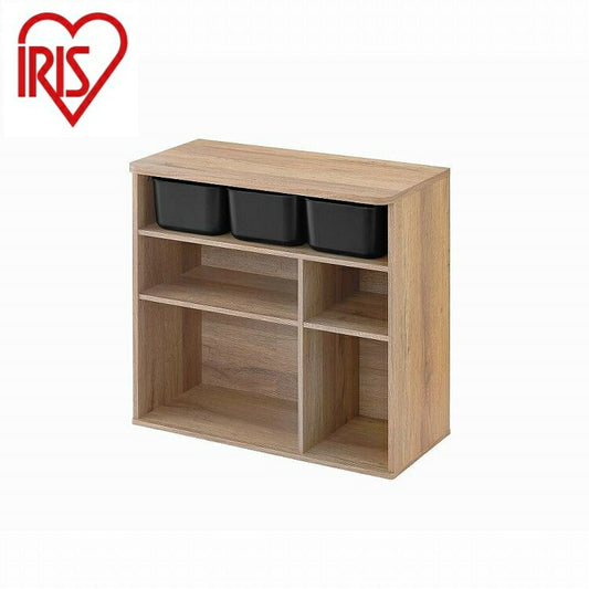 アイリスオーヤマ ラウンドシェルフ スタンダードタイプ RUS-74S エイジングオーク IRIS OHYAMA(代引不可)