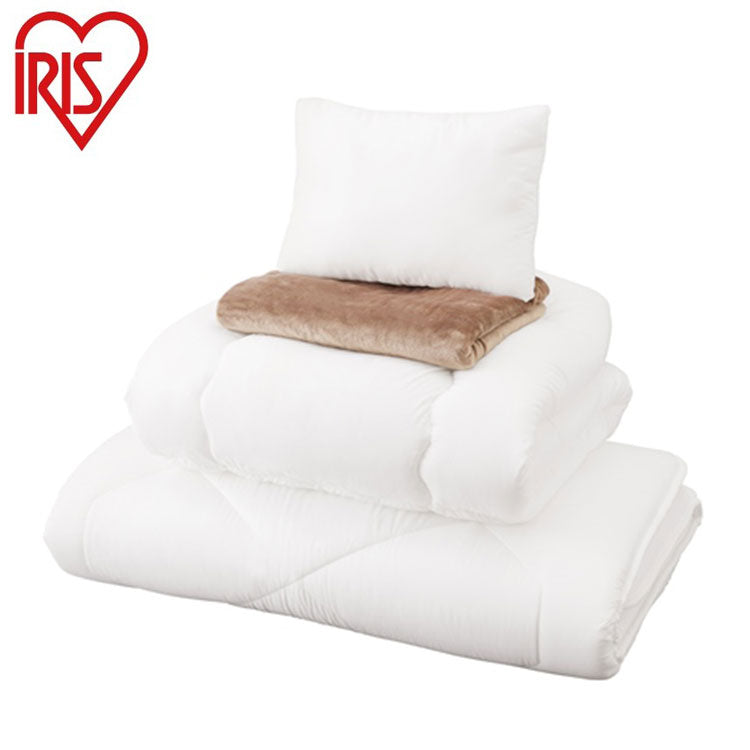 アイリスオーヤマ 抗菌防臭カバー付き布団8点セット シングル 布団セット KFS-U8S IRIS OYAMA(代引不可)