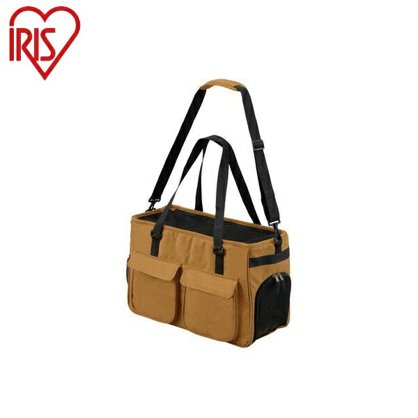 アイリスオーヤマ ソフトペットキャリーMサイズ ソフトペットキャリー Mサイズ PSC-490 マスタード IRIS OYAMA(代引不可)