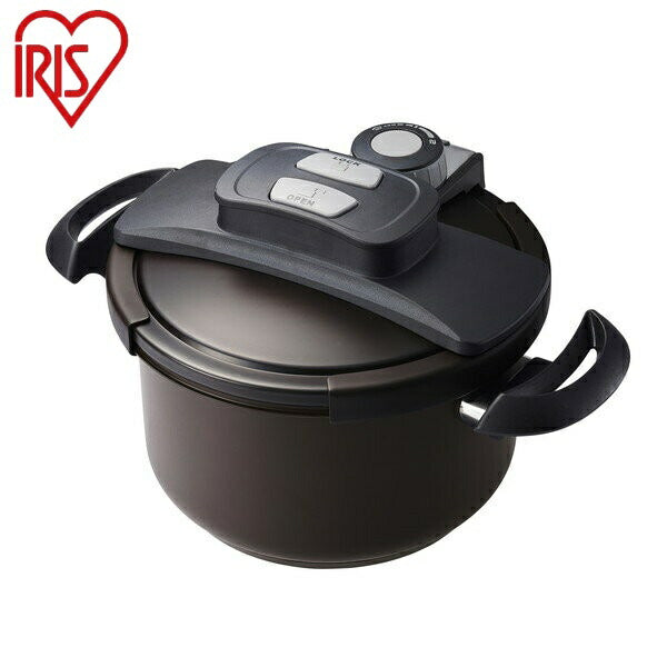 アイリスオーヤマ 両手圧力鍋5L NRAN-5L ブラウン 両手圧力鍋 5L IRIS OYAMA(代引不可)