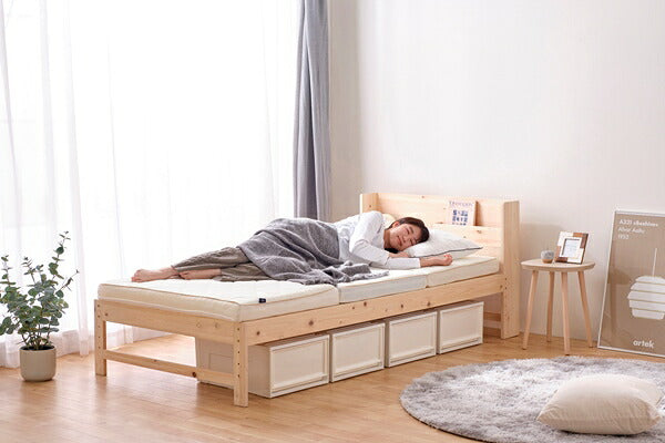 アイリスオーヤマ すのこベッド シングル 総ヒノキすのこベッド ベッドフレーム フレームのみ HSBM-S IRIS OYAMA(代引不可)