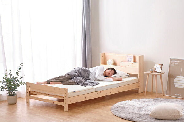 アイリスオーヤマ すのこベッド シングル 総ヒノキすのこベッド ベッドフレーム フレームのみ HSBM-S IRIS OYAMA(代引不可)