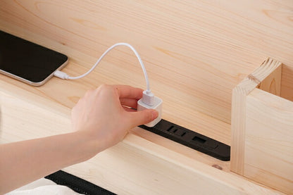 アイリスオーヤマ すのこベッド セミダブル 総ヒノキすのこベッド ベッドフレーム フレームのみ HSBM-SD IRIS OYAMA(代引不可)