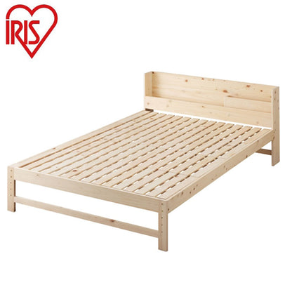 アイリスオーヤマ すのこベッド ダブル 総ヒノキすのこベッド ベッドフレーム フレームのみ HSBM-D IRIS OYAMA(代引不可)