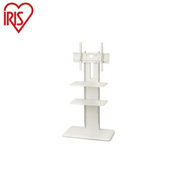 アイリスオーヤマ スタンドテレビ台 UTS-700R-OW テレビスタンド 壁寄せ ハイタイプ 32型~65型対応 おしゃれ 木目 テレビボード 省スペース スリム IRIS OYAMA(代引不可)