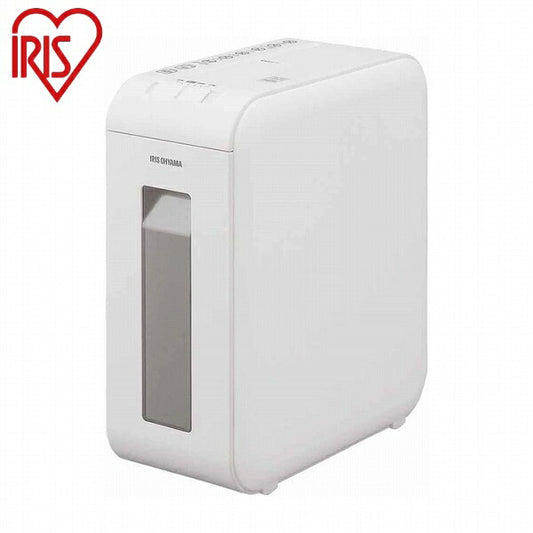 アイリスオーヤマ パーソナルシュレッダー P4HMSV-W ホワイト 超静音パーソナルシュレッダー マイクロクロスカット 12L IRIS OYAMA(代引不可)