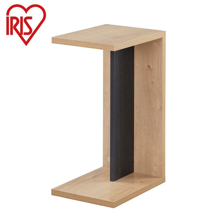 アイリスオーヤマ サイドテーブル ミニテーブル ベッド リビング 寝室 ソファサイド ベッドサイド ソファ横 ベッド横 机 縦置き 横置き ライトナチュラル STB-288W IRIS OYAMA(代引不可)