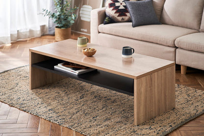 アイリスオーヤマ センターテーブル 収納棚付き 幅119 ローテーブル リビングテーブル シンプル モダン 北欧 おしゃれ ライトナチュラル LTB-1190W IRIS OYAMA(代引不可)