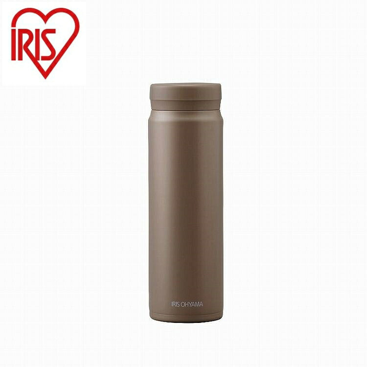 アイリスオーヤマ ステンレスマグボトル スクリュー SM-S500 モカ IRIS OHYAMA(代引不可)