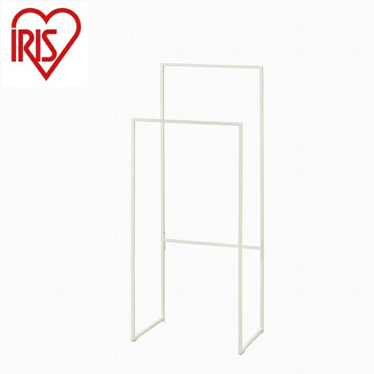 アイリスオーヤマ スタイル物干し 角型ダブルタイプ STMS-600W ホワイト IRIS OHYAMA(代引不可)