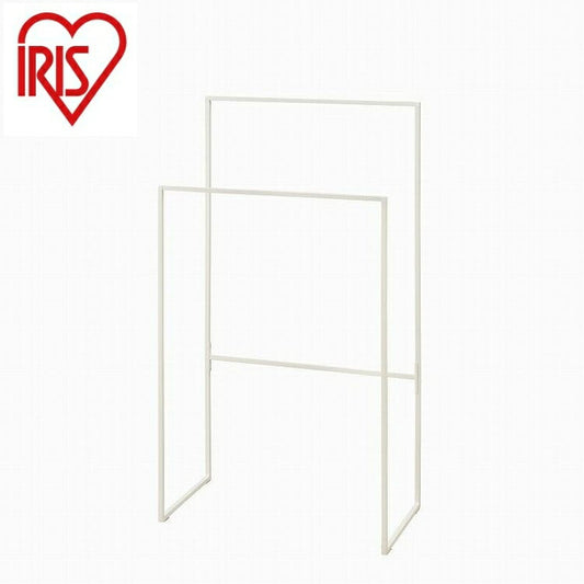 アイリスオーヤマ スタイル物干し 角型ダブルタイプ STMS-800W ホワイト IRIS OHYAMA(代引不可)