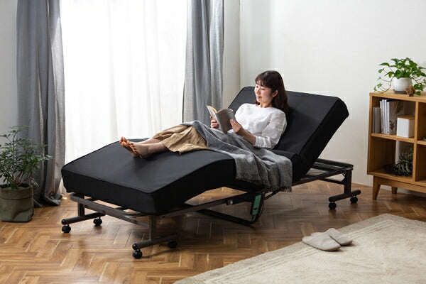 アイリスオーヤマ 折りたたみ電動リクライニングベッド 折り畳みベッド 折りたたみベッド 電動ベッド OTB-PDN IRIS OYAMA(代引不可)