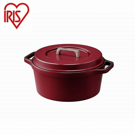 アイリスオーヤマ 無加水鍋 COTOCO MKSN-S24 ビーツレッド IRIS OHYAMA(代引不可)
