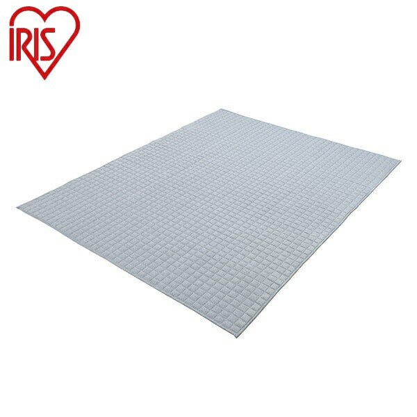 アイリスオーヤマ 杢天竺キルトラグ ORG-M1824ブルー 杢天竺キルトラグ IRIS OYAMA(代引不可)