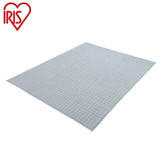 アイリスオーヤマ 杢天竺キルトラグ ORG-M1824ブルー 杢天竺キルトラグ IRIS OYAMA(代引不可)