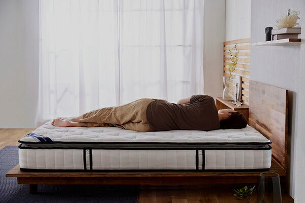 アイリスオーヤマ ピロートップ ポケットコイルマットレス セミダブル SD PMTS23PN-SD IRIS OYAMA(代引不可)