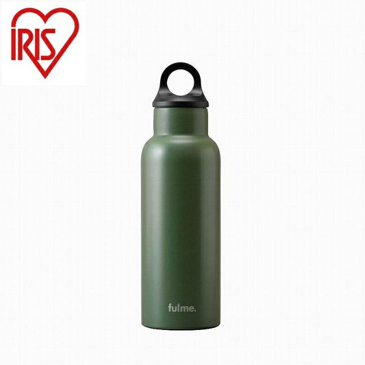 アイリスオーヤマ fulme.マグボトル ハンドル付 FM-H500 カーキ IRIS OHYAMA(代引不可)