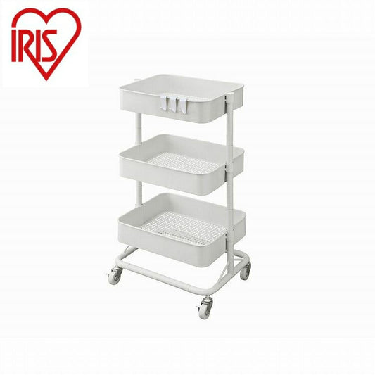 アイリスオーヤマ キッチンワゴン KWG-HA ホワイト IRIS OHYAMA(代引不可)