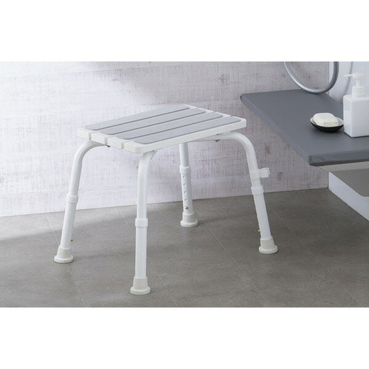 アイリスオーヤマ 木調シャワーチェア WSC-385ホワイト 木調シャワーチェア IRIS OYAMA(代引不可)