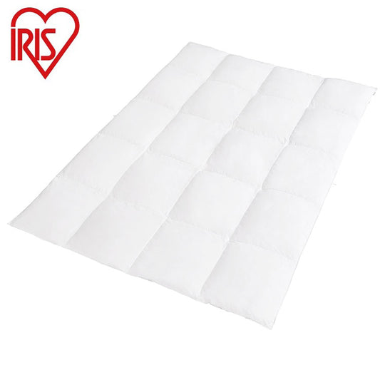 アイリスオーヤマ 羽毛ふとん シングル 羽毛布団 立体キルト 充填量1.0kg 掛け布団 ホワイトダック ダウン 掛け布団 羽毛 シングル 抗菌防臭 KKF-WD901-SL IRIS OYAMA(代引不可)