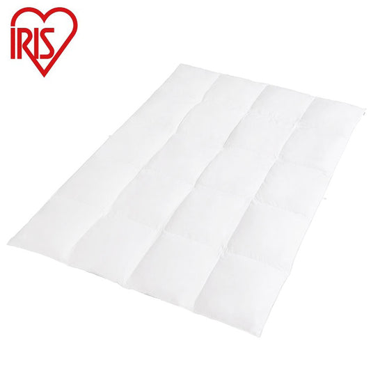 アイリスオーヤマ 羽毛ふとん シングル 羽毛布団 立体キルト 掛け布団 ホワイトダック ダウン 掛け布団 羽毛 シングル 抗菌防臭 KKF-WD9008-SL IRIS OYAMA(代引不可)