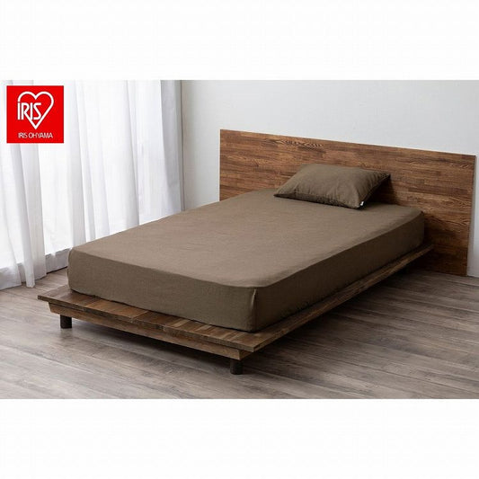 アイリスオーヤマ ボックスシーツ BXS-TCW-SD ブラウン IRIS OHYAMA(代引不可)