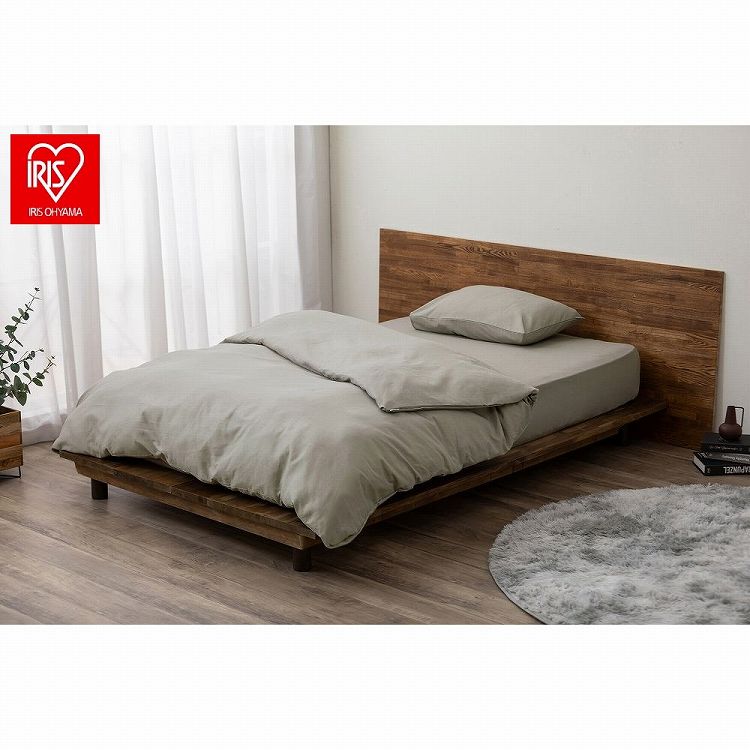 アイリスオーヤマ ボックスシーツ BXS-TCW-D ベージュ IRIS OHYAMA(代引不可)