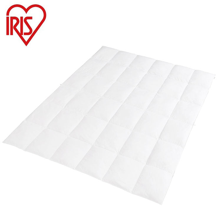 アイリスオーヤマ 羽毛ふとん セミダブル 羽毛布団 掛け布団 ホワイトダック ダウン 羽毛 消臭 抗菌防臭 KKF-WD9004-SDL IRIS OYAMA(代引不可)