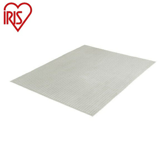 アイリスオーヤマ ラビットファー調グリッドラグ ORG-G1824アイボリー ラビットファー調グリッドラグ IRIS OYAMA(代引不可)