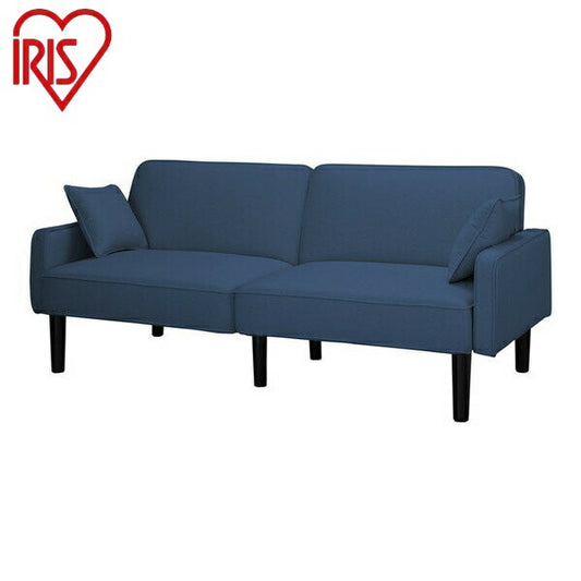 アイリスオーヤマ 2人掛けリクライニングソファ RSB-2Sネイビー 2人掛けリクライニングソファ IRIS OYAMA(代引不可)