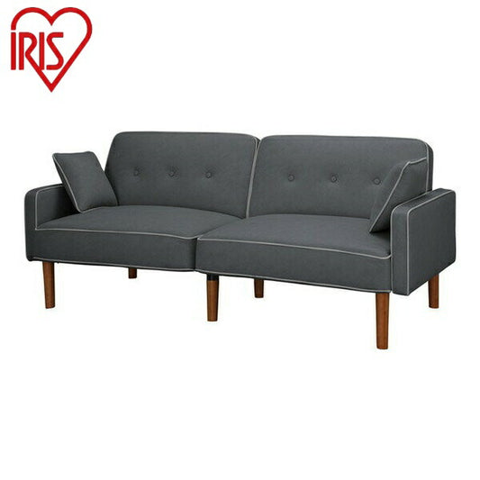 アイリスオーヤマ 2人掛けリクライニングソファ DRSB-2Sダークグレー 2人掛けリクライニングソファ IRIS OYAMA(代引不可)