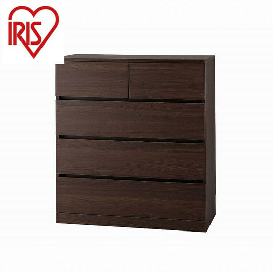 アイリスオーヤマ ウッドチェスト WCH-790 ウォールナット IRIS OHYAMA(代引不可)