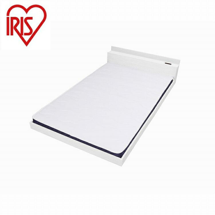 アイリスオーヤマ マットレス付きフロアベッドSD SBM-SD ホワイト IRIS OHYAMA(代引不可)