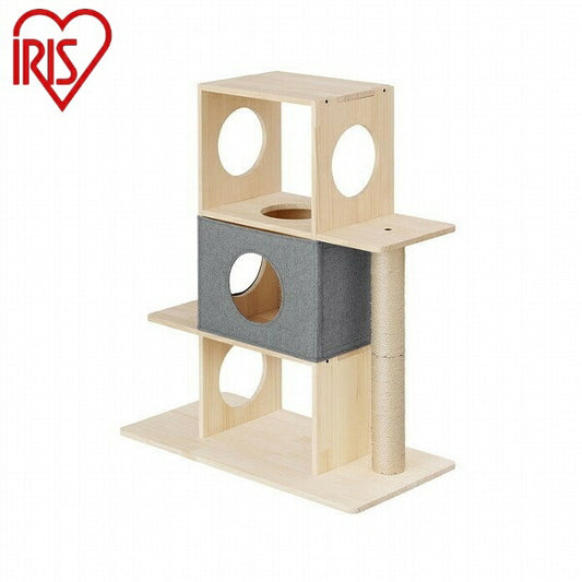 アイリスオーヤマ ナチュラルキャットタワー NCT-3 ナチュラル ナチュラルキャットタワー 3段 IRIS OYAMA(代引不可)