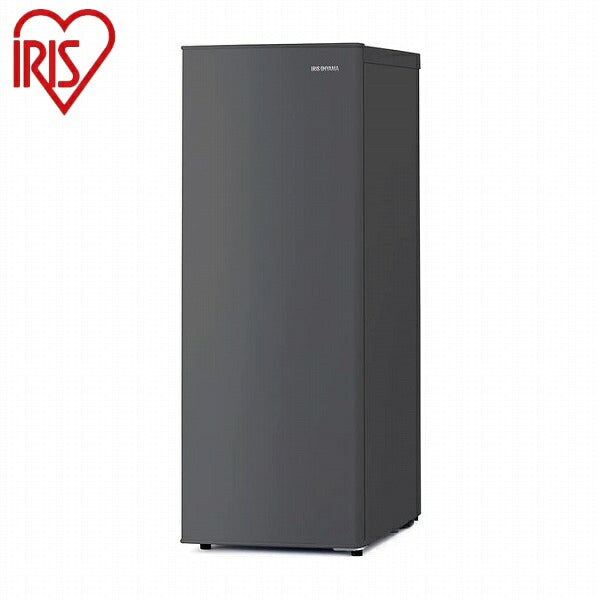 アイリスオーヤマ スリム冷凍庫 80L IUSN-8B-HA チャコールグレー 冷凍庫 80L・右開き IRIS OYAMA(代引不可)