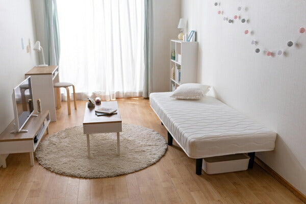 アイリスオーヤマ 脚付きボンネルコイルマットレスSS セミシングル 脚付きマットレス BAM-SS IRIS OYAMA(代引不可)