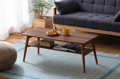 アイリスオーヤマ 折りたたみ センターテーブル 幅90 長方形 ローテーブル リビングテーブル 折れ脚 折り畳み 机 北欧 おしゃれ ウォールナット FCT-900T IRIS OYAMA(代引不可)