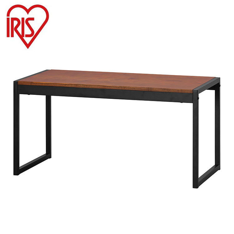 アイリスオーヤマ スチールフレームセンターテーブル 幅80 ローテーブル センターテーブル リビングテーブル 木目調 北欧 おしゃれ ウォールナット SFCT-800 IRIS OYAMA(代引不可)