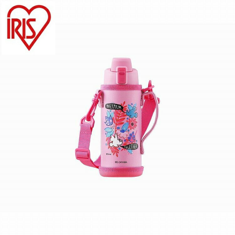 アイリスオーヤマ ステンレスケータイボトルダイレクトボトル NDDB-600 ミニー IRIS OHYAMA(代引不可)