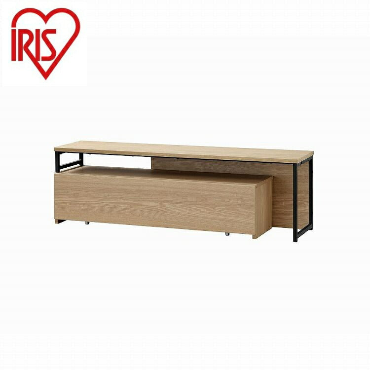 アイリスオーヤマ スライドAVボード SLTS-1190 ナチュラル/ブラック IRIS OHYAMA(代引不可)