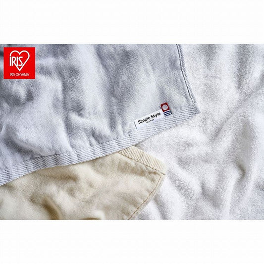 アイリスオーヤマ ガーゼ+パイルバスタオル4枚セット BT-G4 アイボリー IRIS OHYAMA(代引不可)