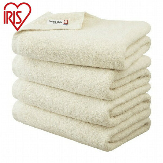アイリスオーヤマ ボリュームタッチバスタオル4枚セット BT-V4アイボリー ボリュームタッチバスタオル4枚セット IRIS OYAMA(代引不可)