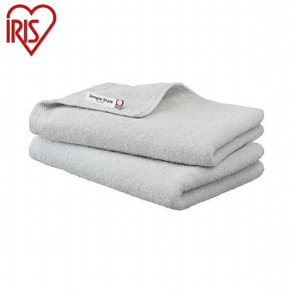 アイリスオーヤマ デイリービッグフェイスタオル4枚セット BFT-D4ライトグレー デイリービッグフェイスタオル4枚セット IRIS OYAMA(代引不可)