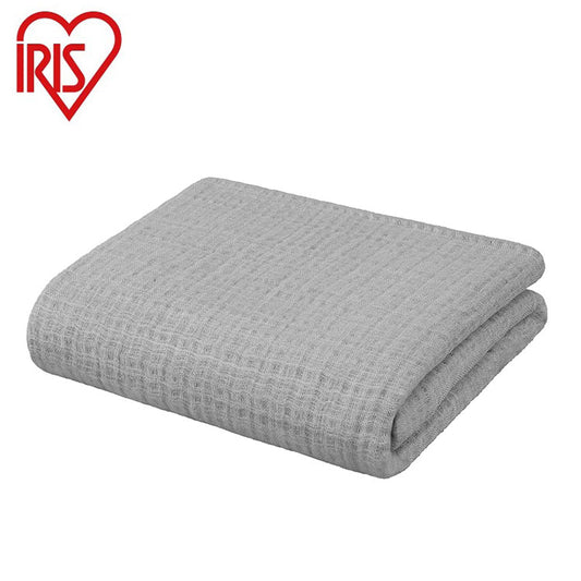アイリスオーヤマ 8重ガーゼタオルケット シングル 綿100% タオルケット ガーゼケット コットン 洗える 肌掛け 抗菌防臭 グレージュ KTT8GZ-140 IRIS OYAMA(代引不可)