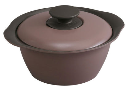 アイリスオーヤマ 無加水鍋 20cm MKS-20 メルティピンク セラミック鍋 くすみカラー 可愛い かわいい おしゃれ IRIS OHYAMA(代引不可)